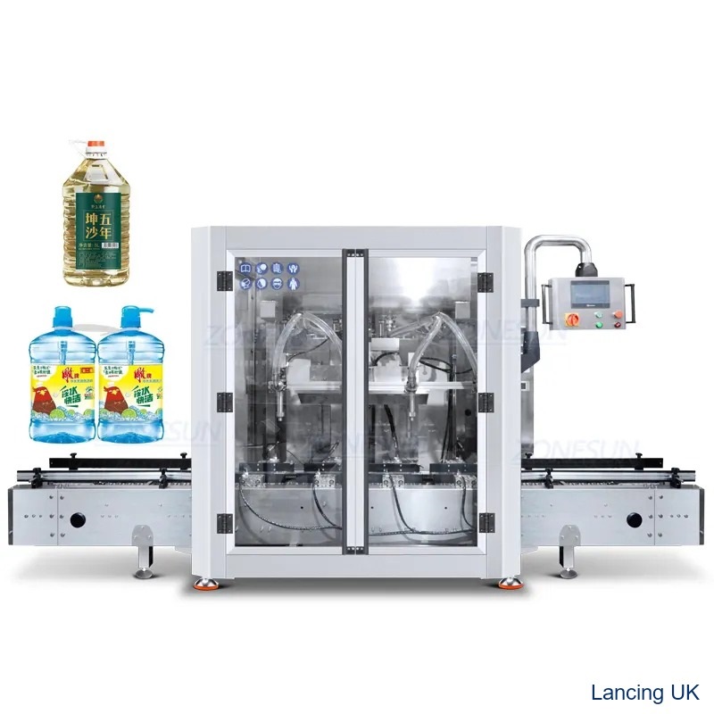 LU-GYW4 Automatic 4 Nozzles Paste Weighing Gallon Filling Machine gallery 1