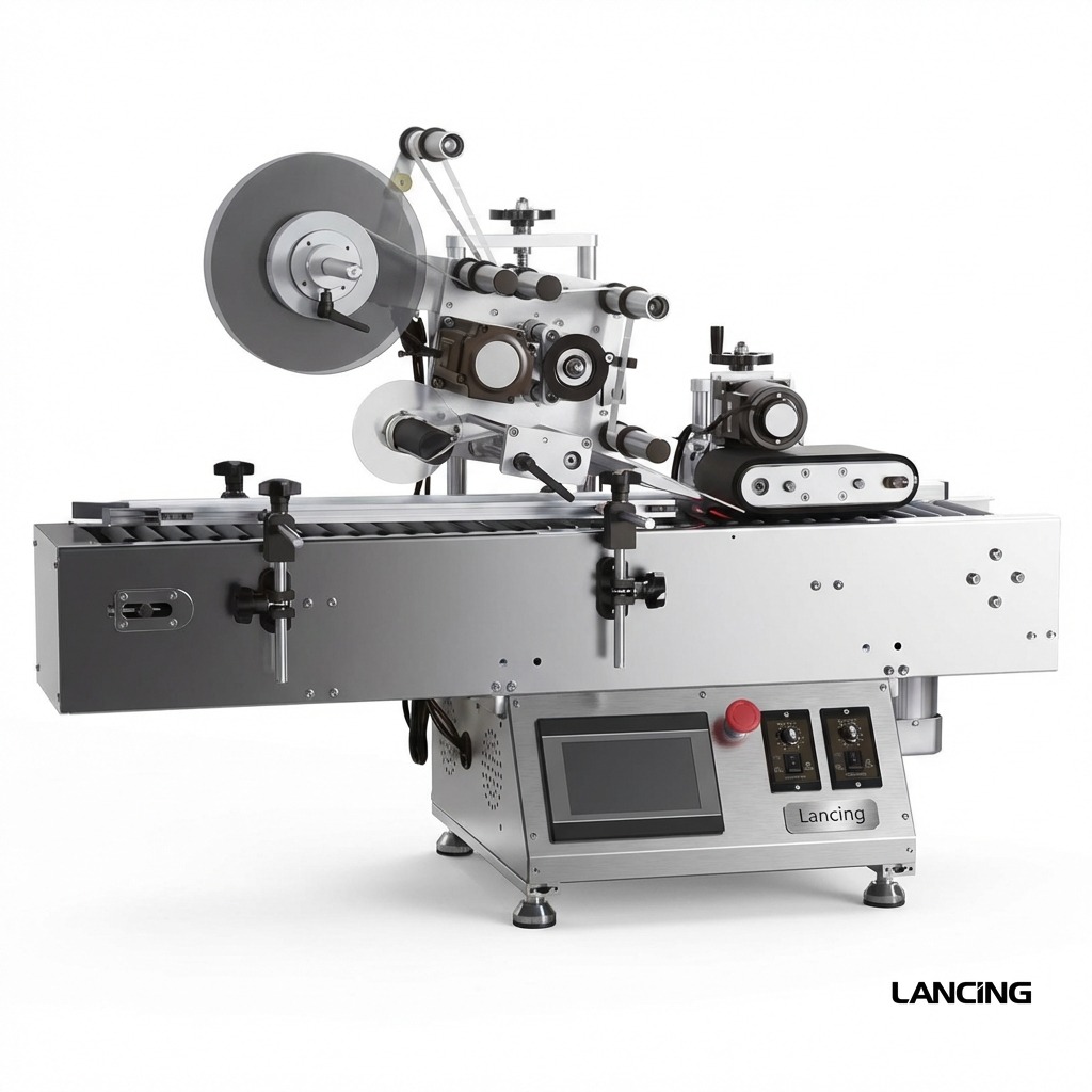 High Speed Automatic Small Round Bottle Labeling Machine