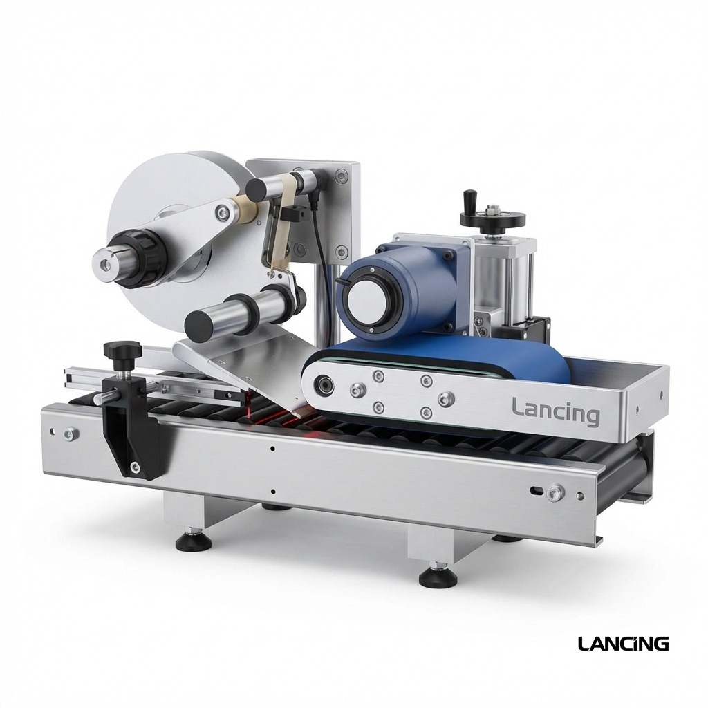 High Speed Automatic Small Round Bottle Labeling Machine gallery 3