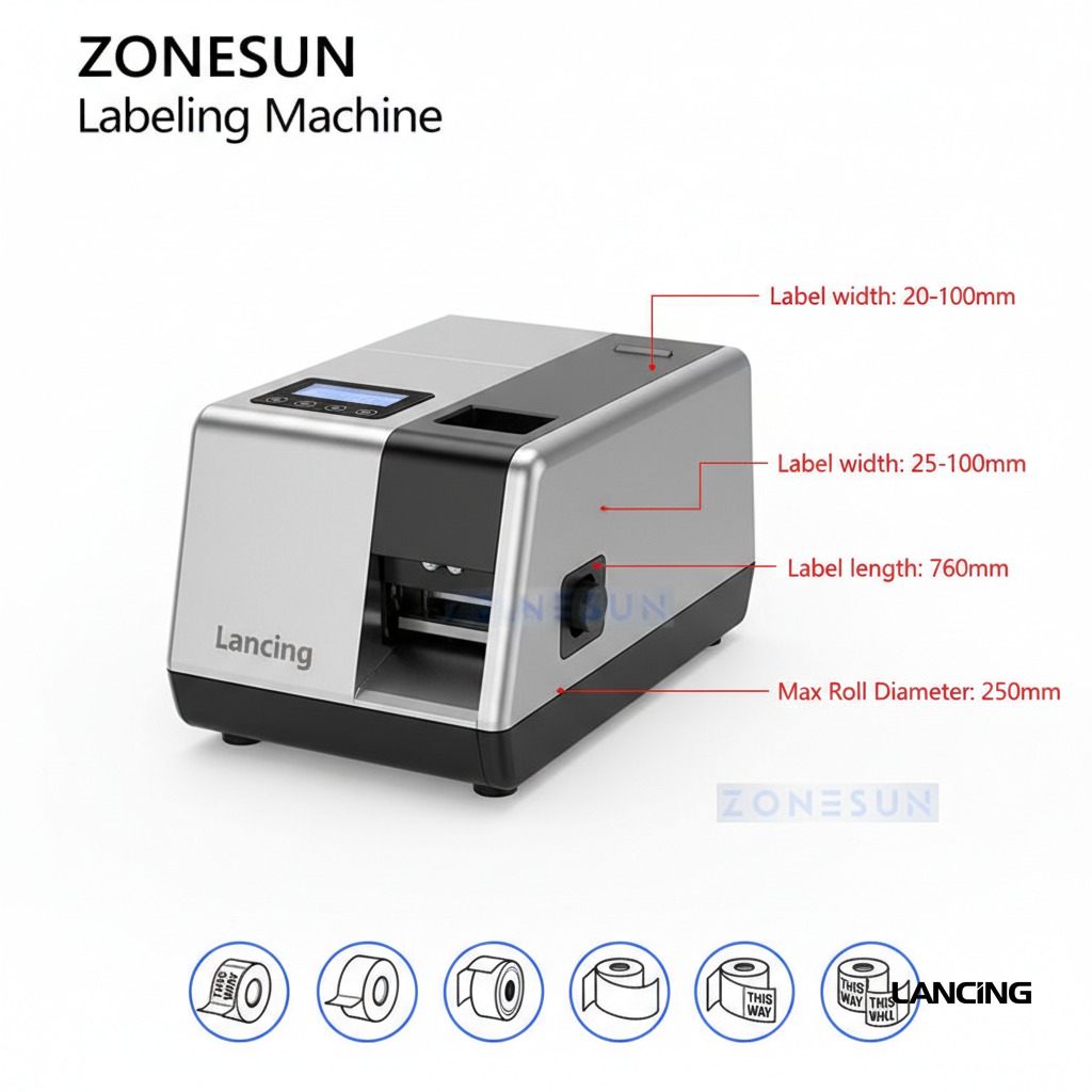 Horizontal Tube Labeling Machine gallery 2