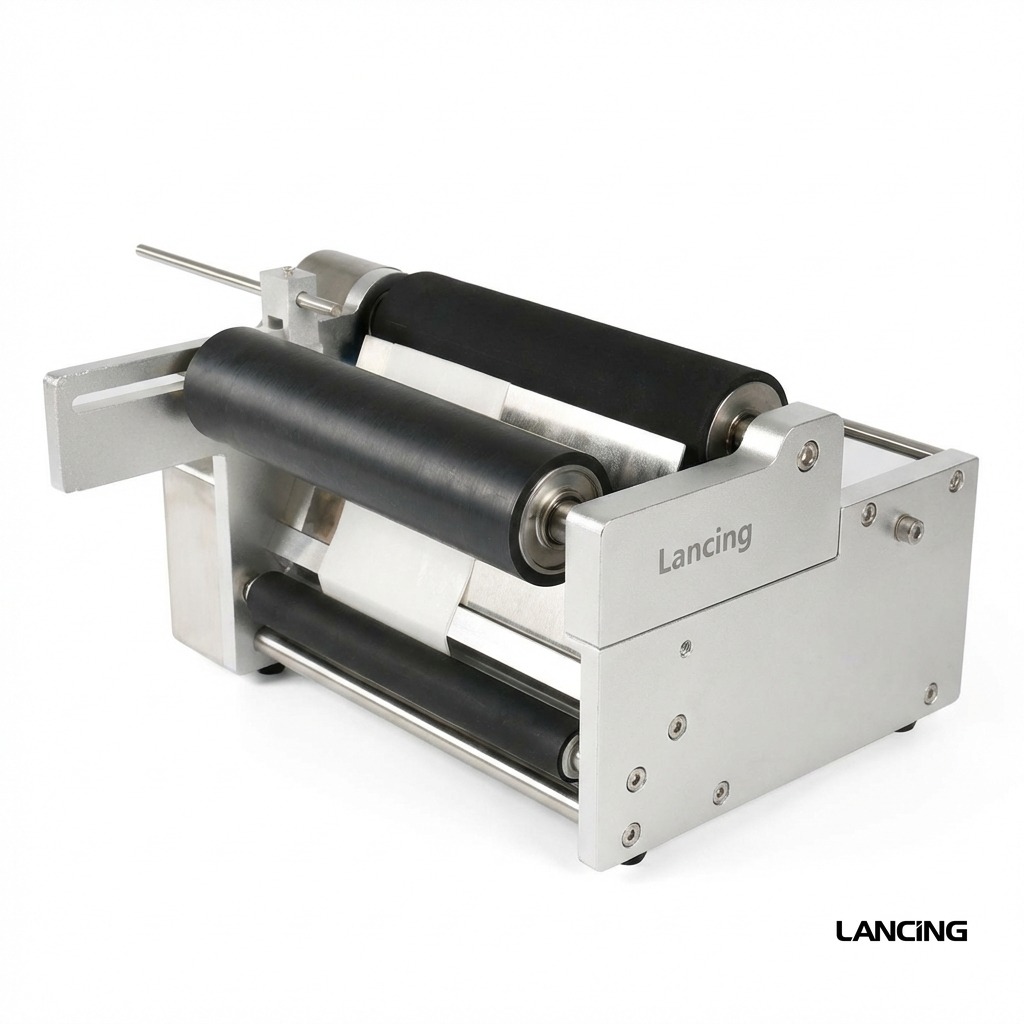 Semi-Auto Round Bottle Labeling Machine gallery 4