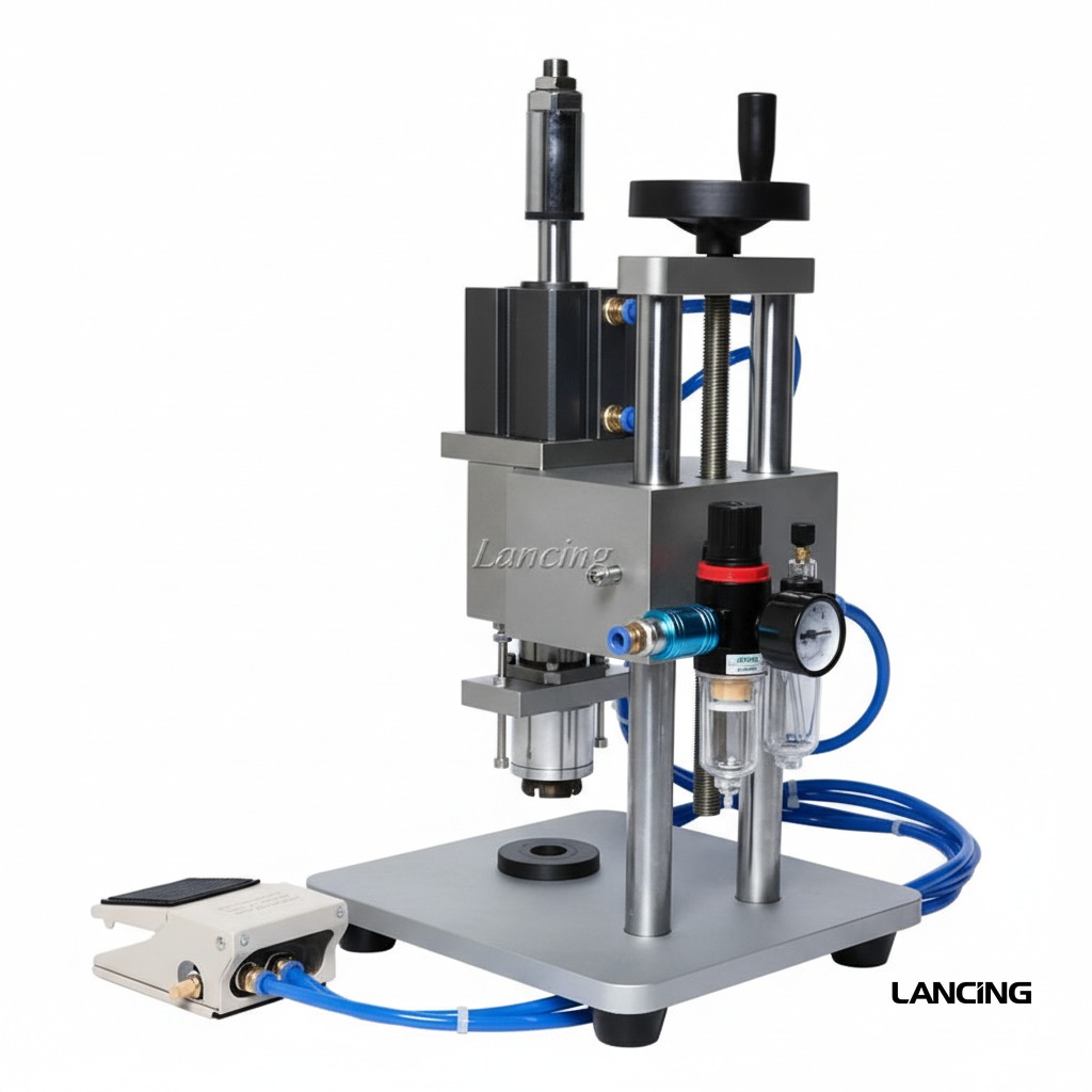 LU-PVC3 Pneumatic Vial Capping Machine gallery 2