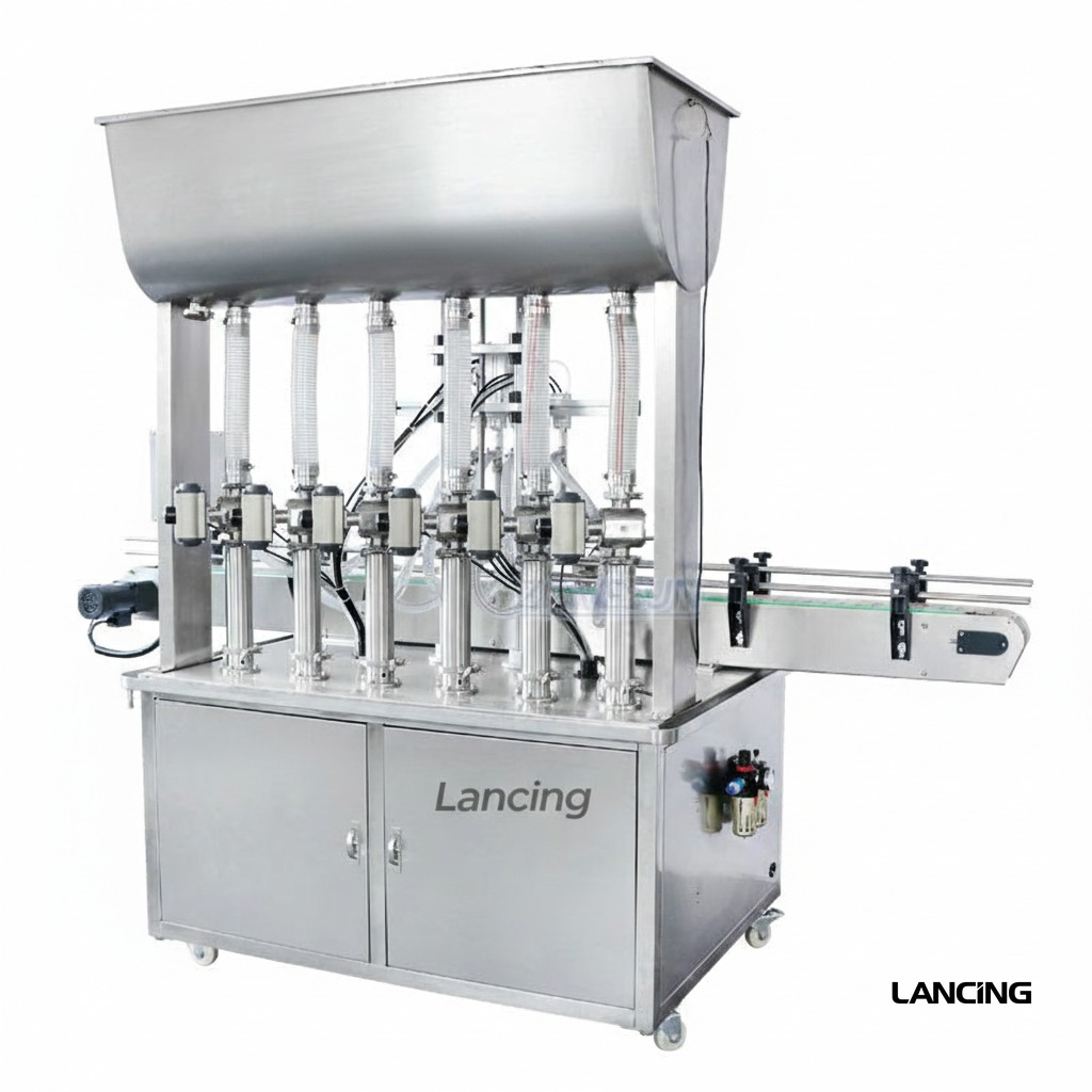 LU-YT6T-6P Pneumatic Piston Filling Machine gallery 2