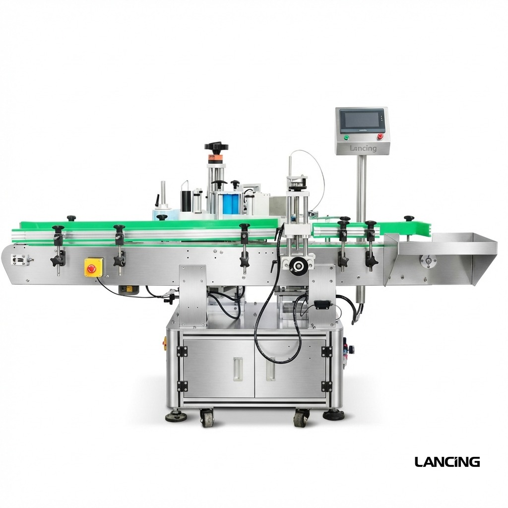 Barcode Overlay Labeling Machine