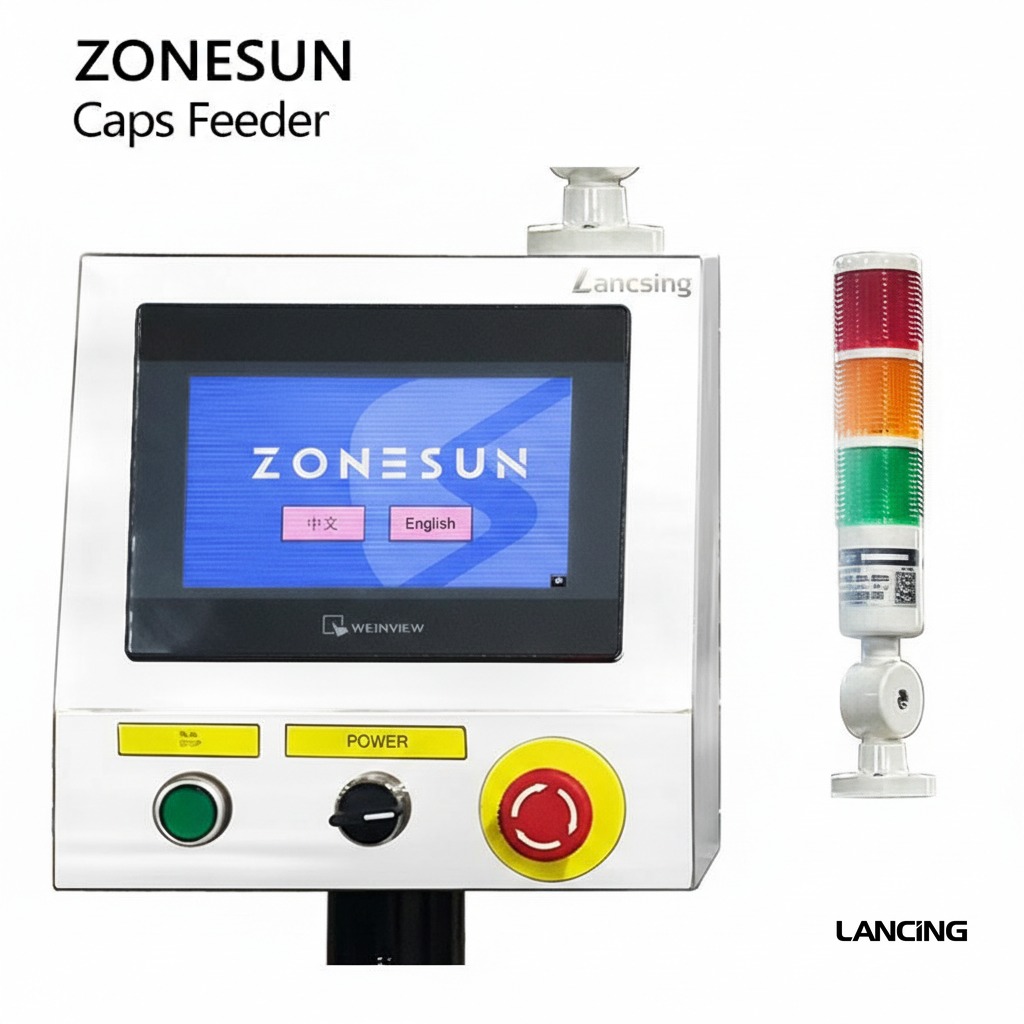 Pump Bottle Cap Feeding Machine gallery 2