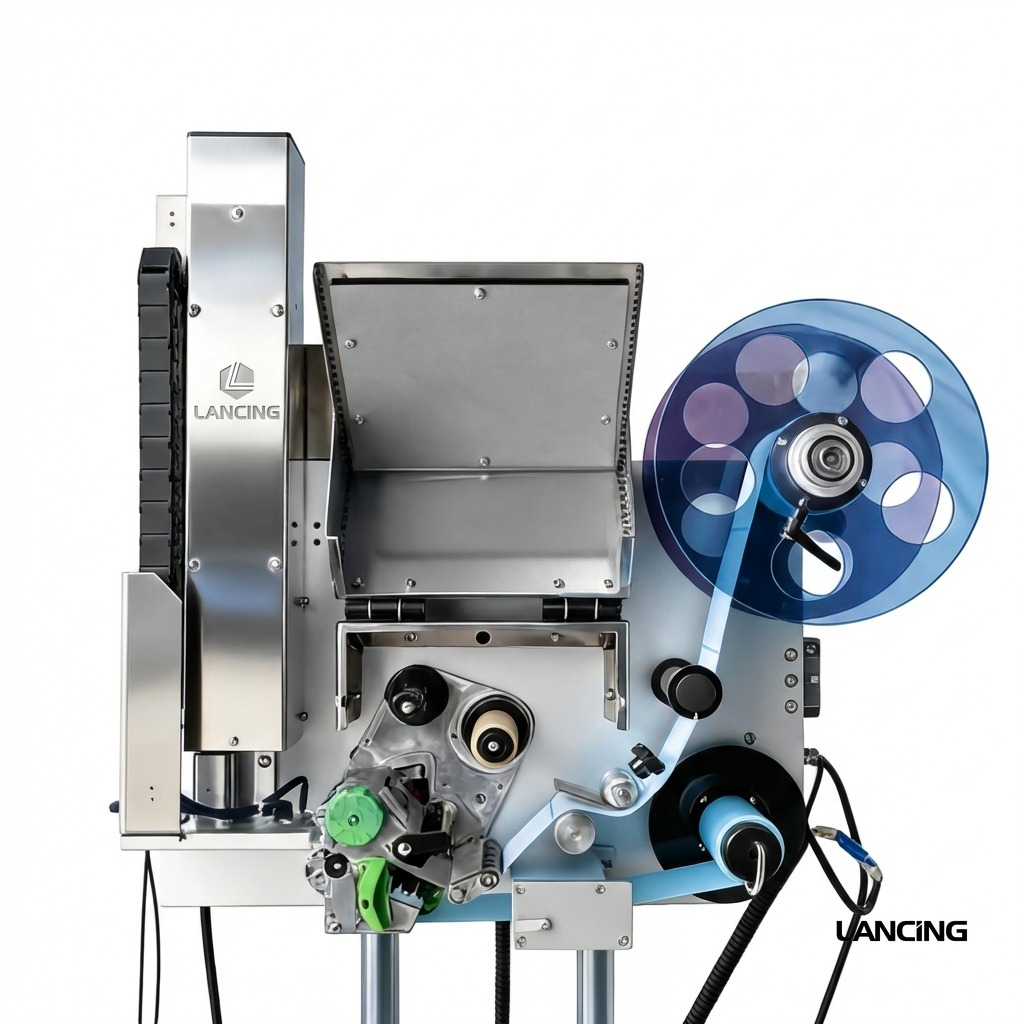 Real-time Print Thermal Flat Labeling Machine gallery 3