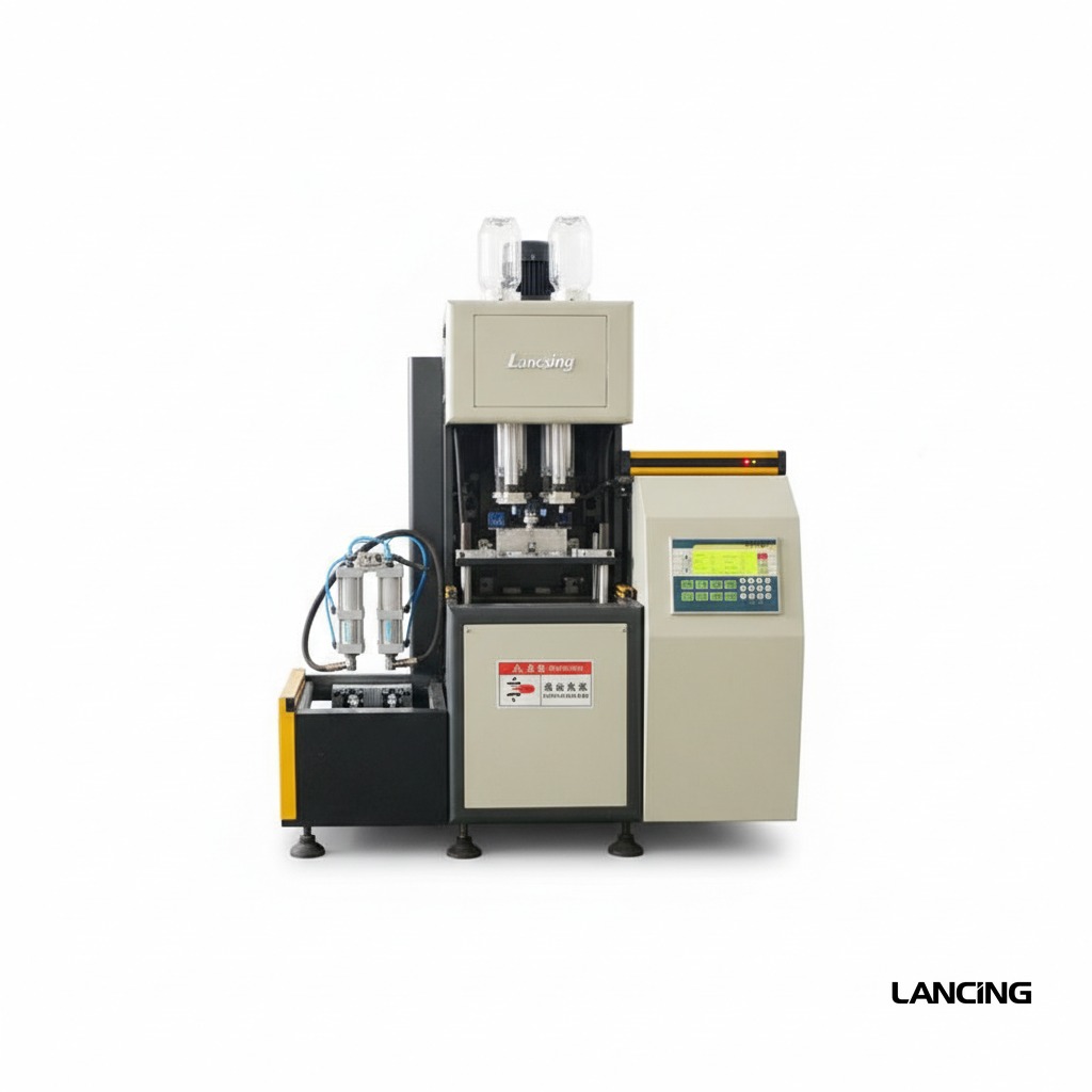 LU-SBMM1 Cosmetic Bottle Blow Molding Machine Set gallery 3