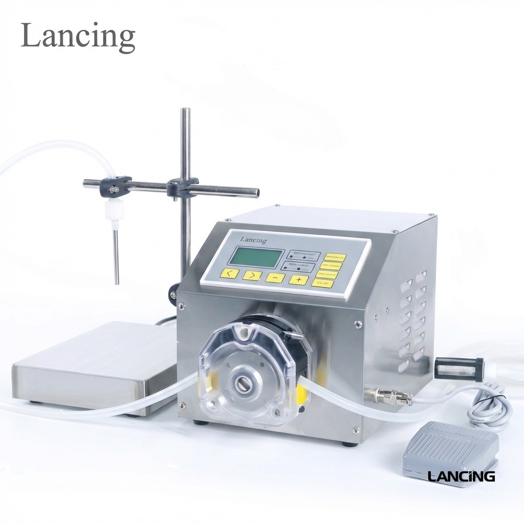 Semi-Auto Peristaltic Liquid Weighing Filling Machine