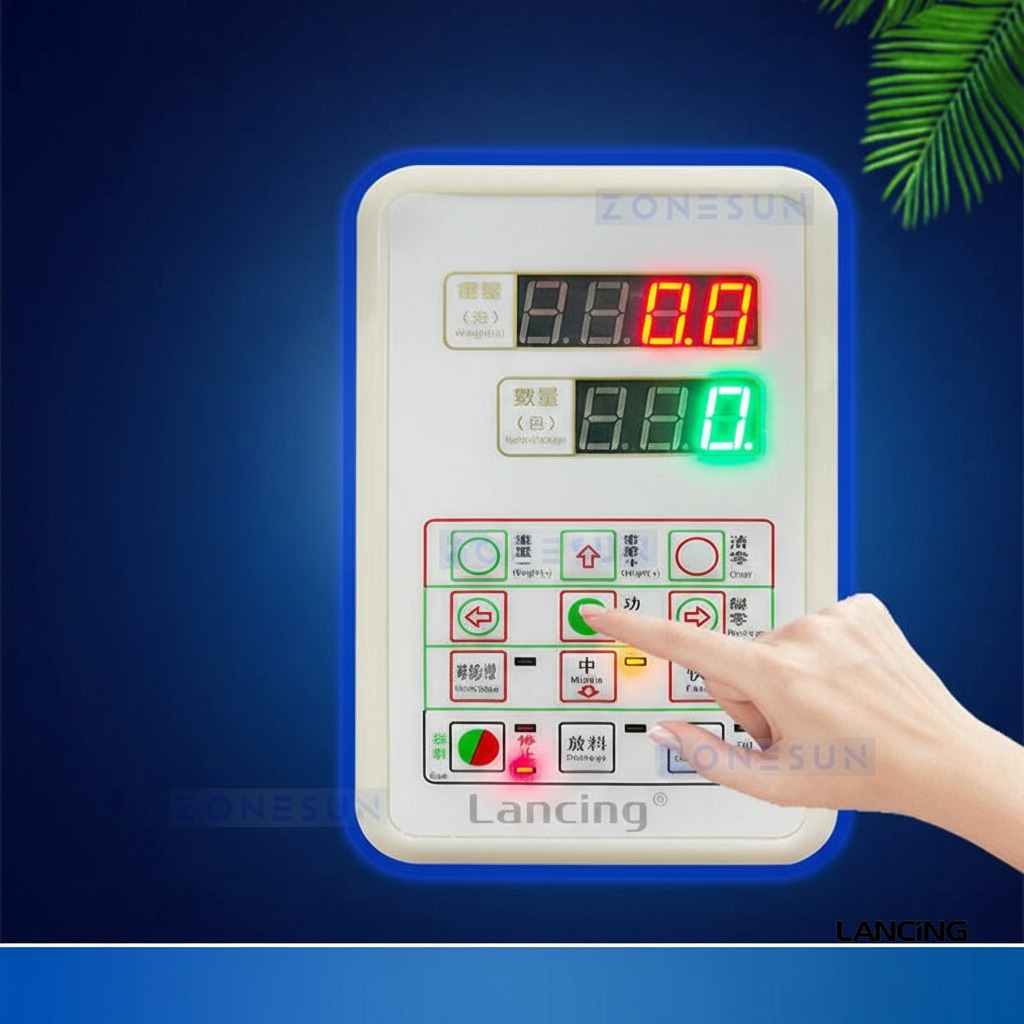 Semi-automatic Puffed Food Particle Powder Weighing Filling Machine gallery 3