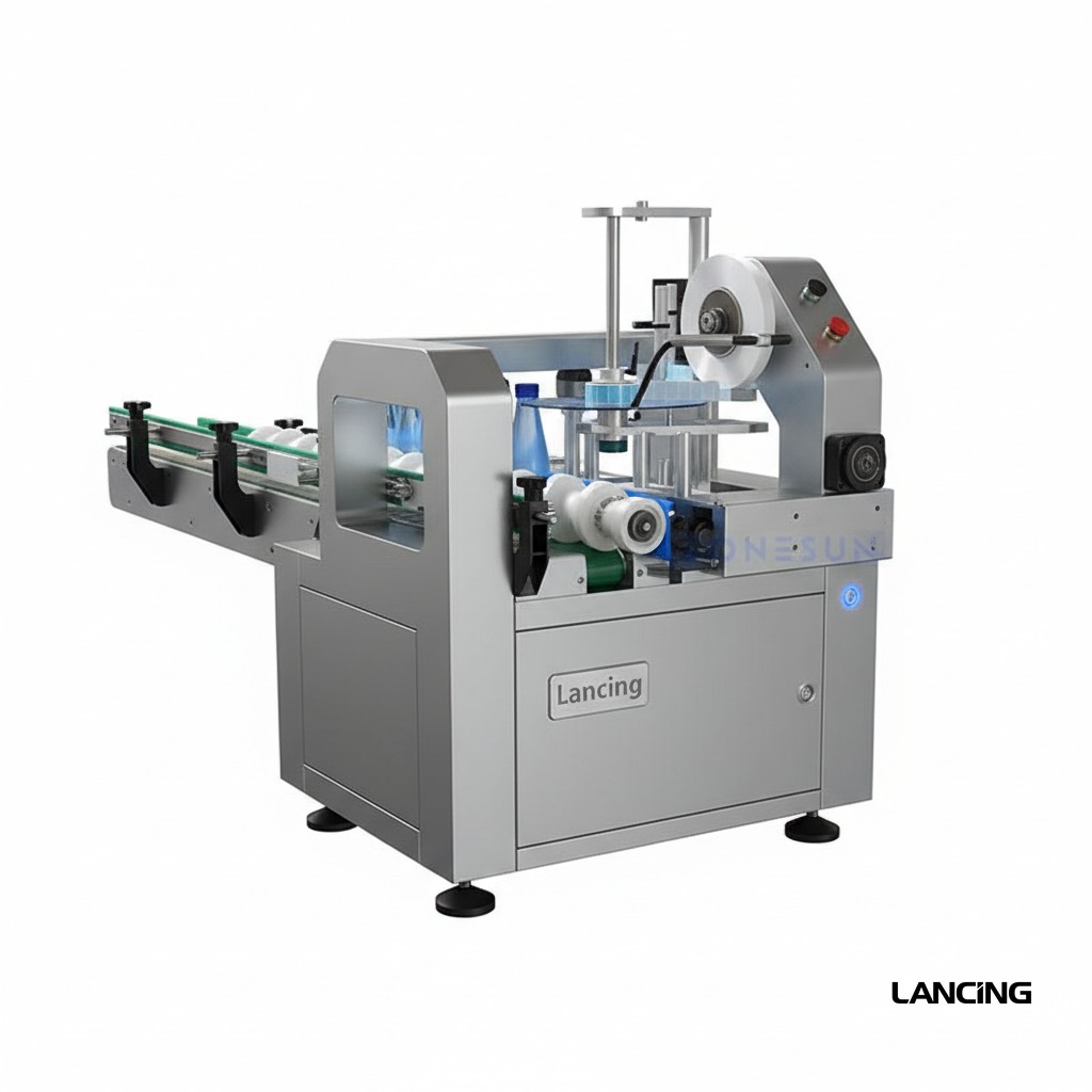 Servo Control High-Speed Round Bottle Labeling Machine gallery 3