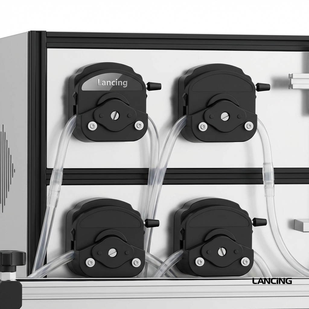 Servo Peristaltic Pump Juice Beverage Liquid Liquid Filling Machine gallery 3