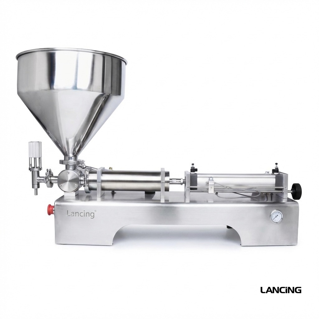 LU-GT1 Single Nozzle Pneumatic Paste & Viscous Liquid Filling Machine