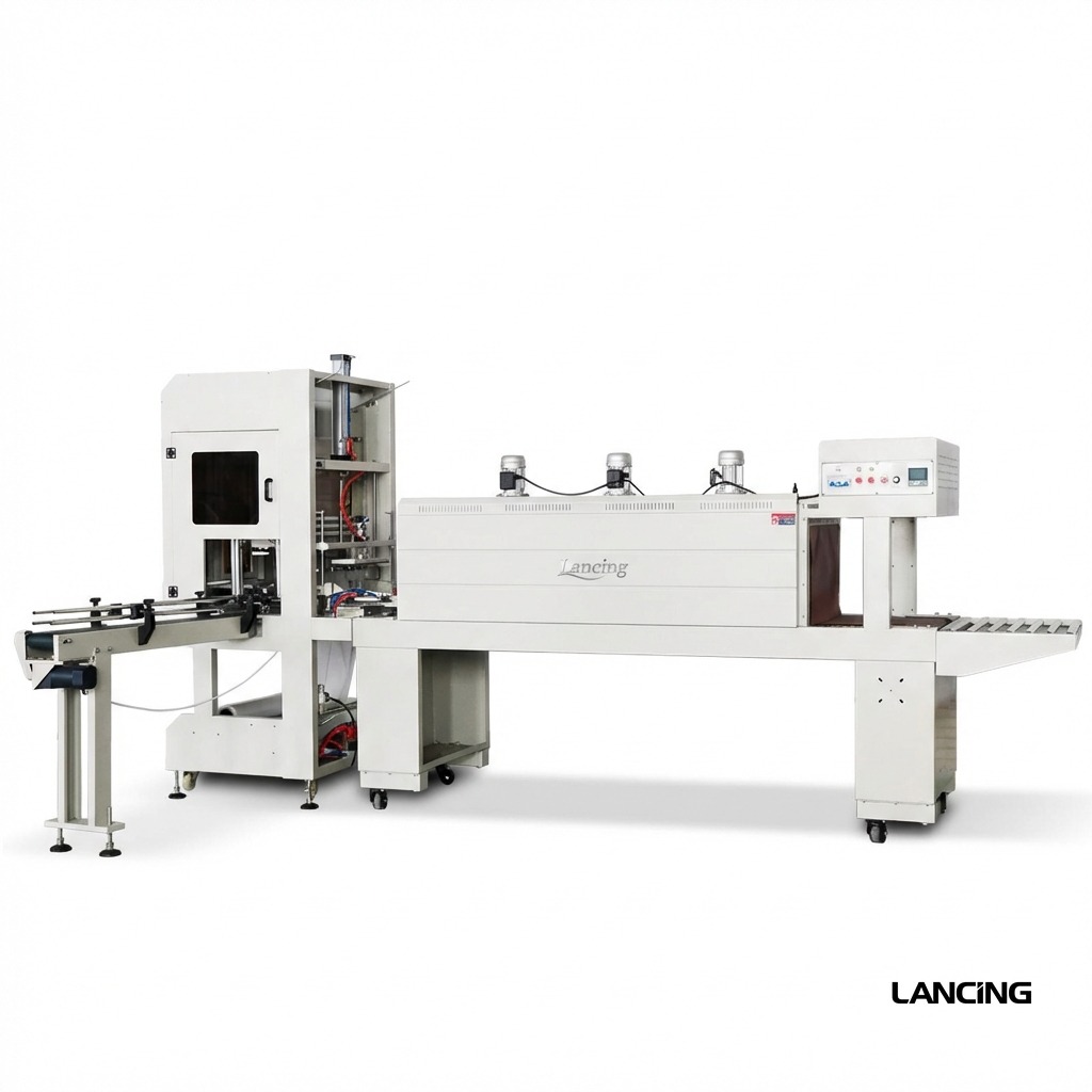 LU-SPL4 Automatic Bottle Wrapping & Shrinking System gallery 2