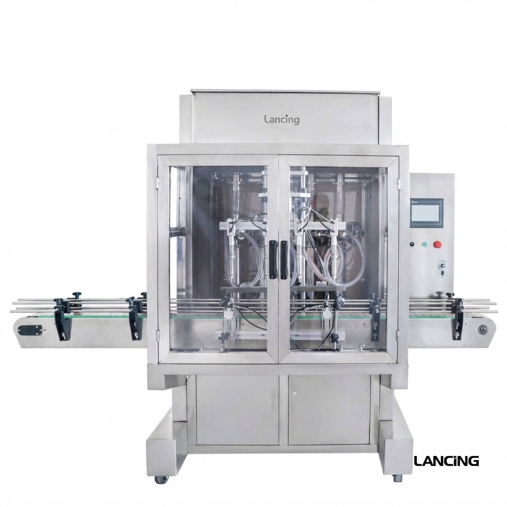 LU-SV4G 4-Nozzle Servo Paste Filling Machine