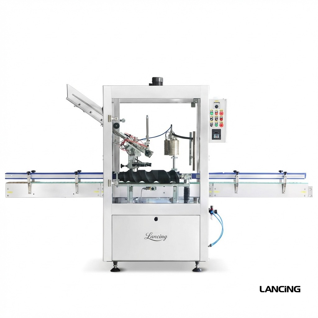 LU-SXRS1 Automatic Bottle Capsule Cap Heat Shrinking Machine gallery 2