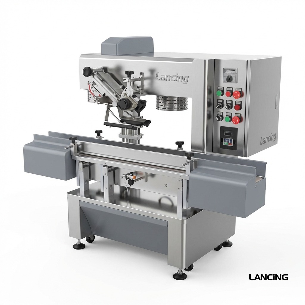 LU-SXRS1 Automatic Bottle Capsule Cap Heat Shrinking Machine gallery 5