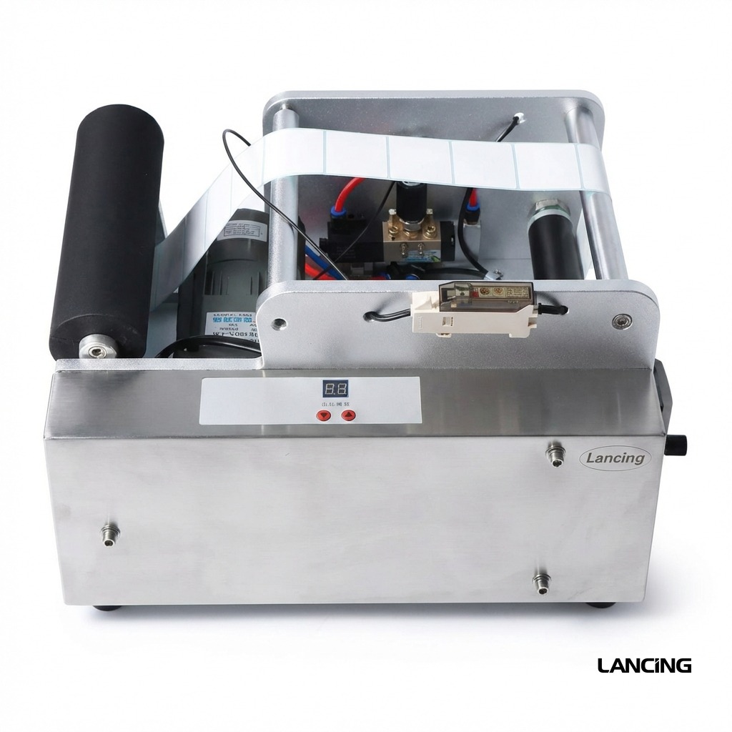 Semi-automatic Round Bottle Labeling Machine