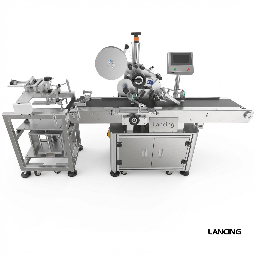 LU‑TBXP1 Flat Surface Sucker Feeding Plastic Bag Labeler