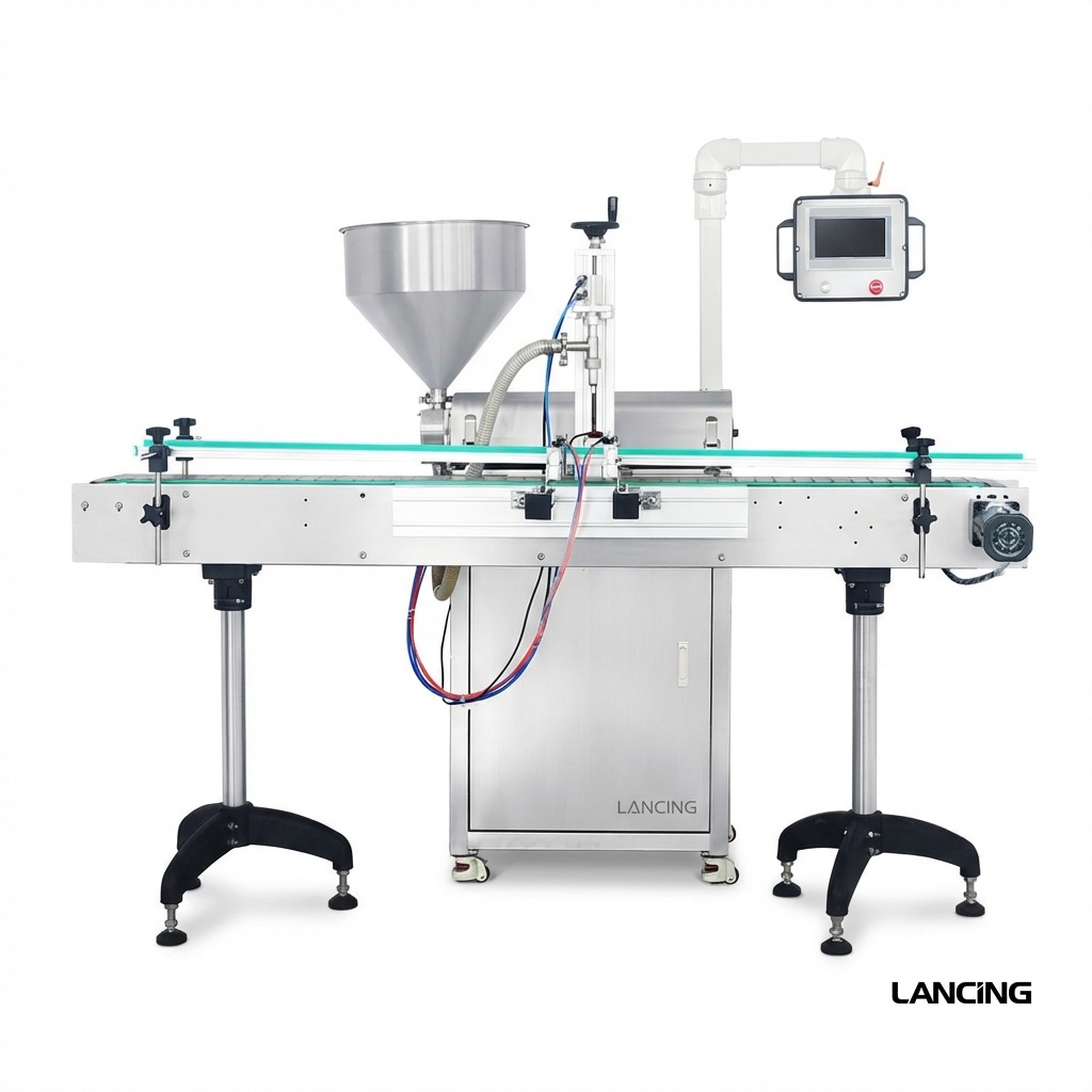 LU-VTRP1A 50-1500ml Servo Motor Rotor Pump Paste Viscous Liquid Filling Machine