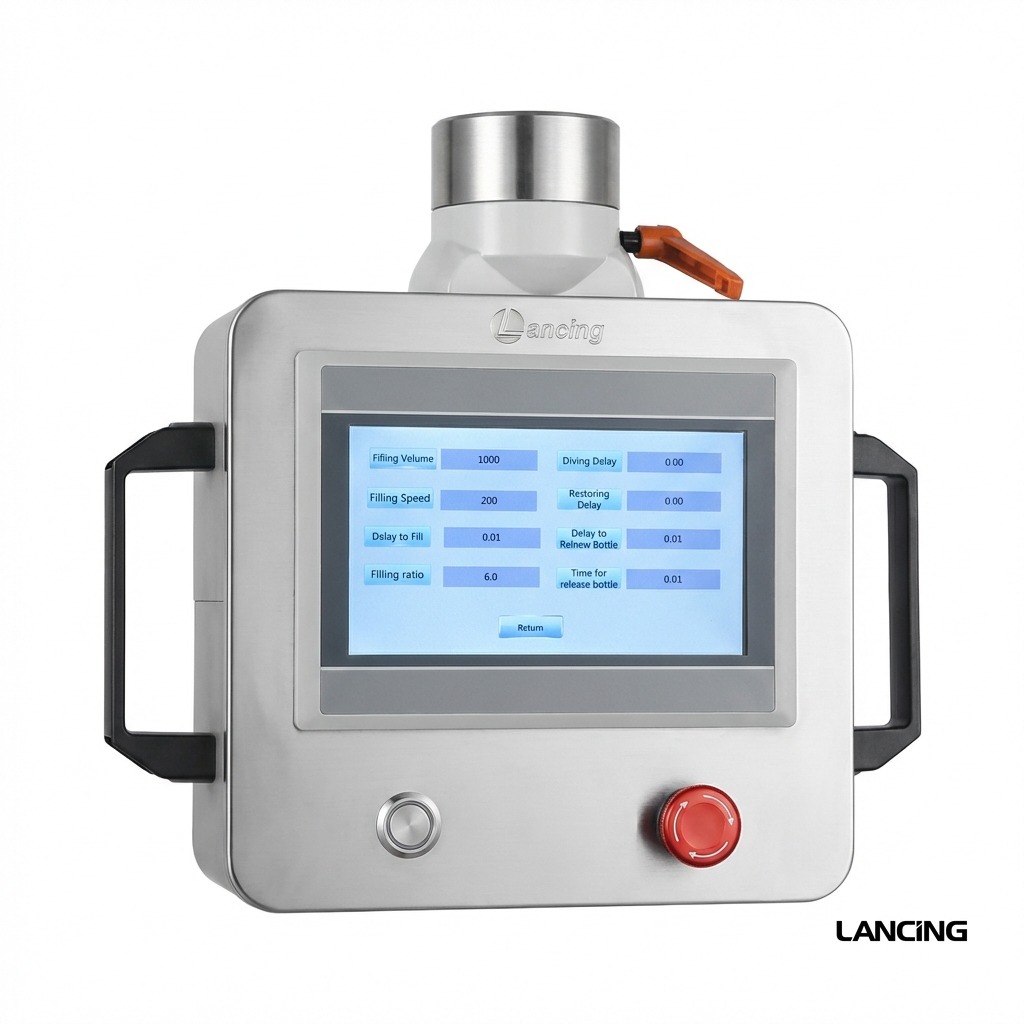 LU-VTRP1A 50-1500ml Servo Motor Rotor Pump Paste Viscous Liquid Filling Machine gallery 2