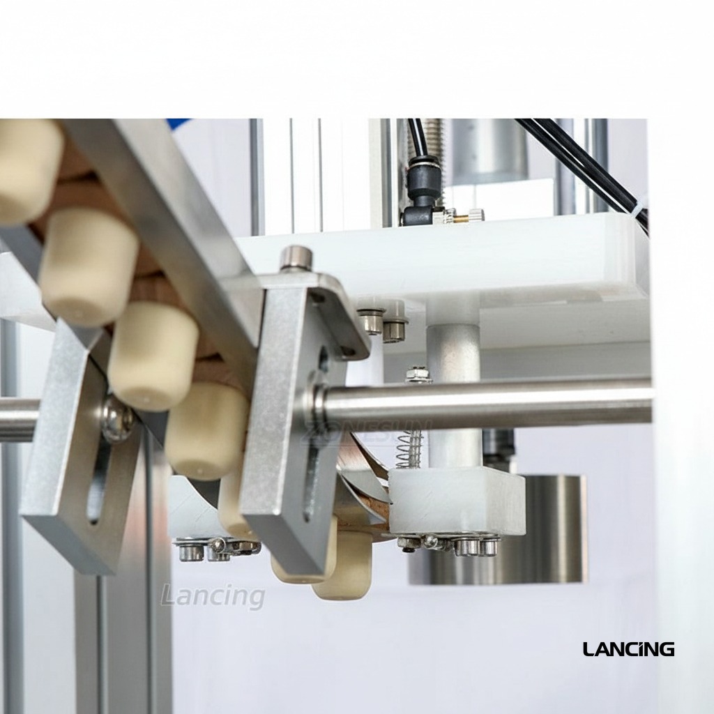 LU-XG16D1 Automatic Cork Pressing Machine with Cap Feeder gallery 2