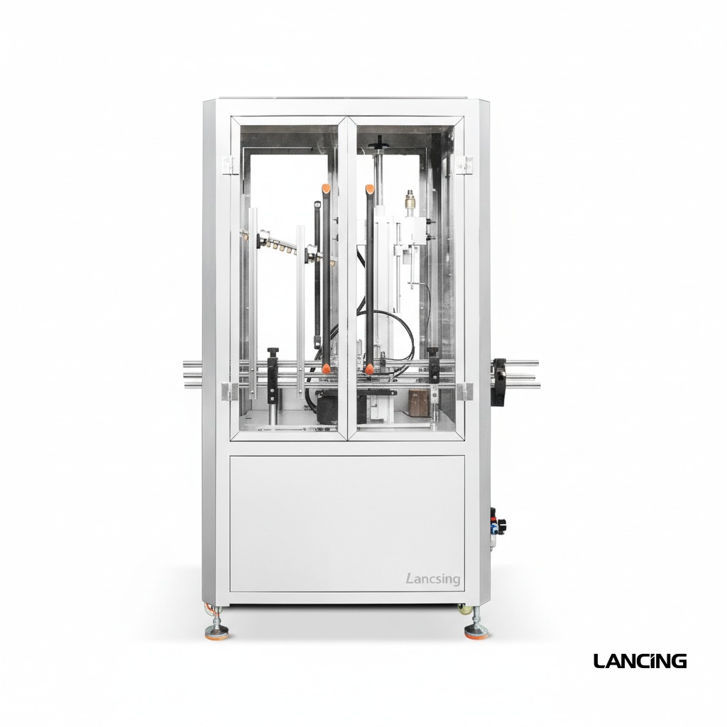 LU‑XG16D2 Automatic Bottle Cap Pressing Machine with Cover