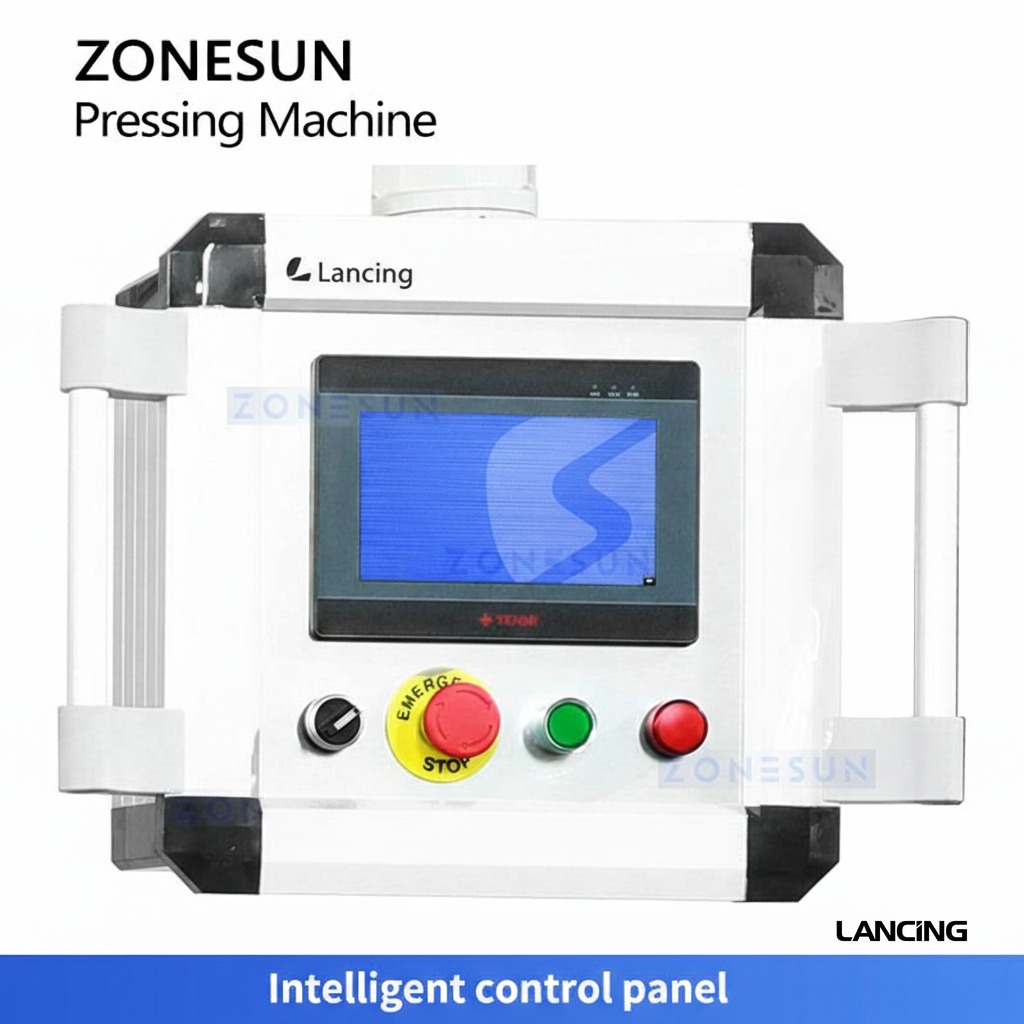 LU‑XG16D2 Automatic Bottle Cap Pressing Machine with Cover gallery 2