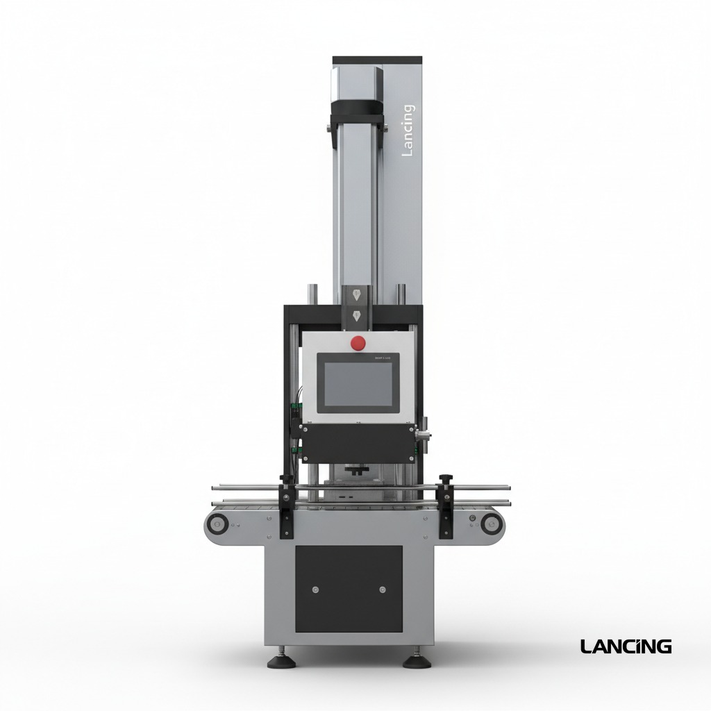 LU-XG440S2 Automatic Servo Capper with Dual-Track Bowl Feeder gallery 2
