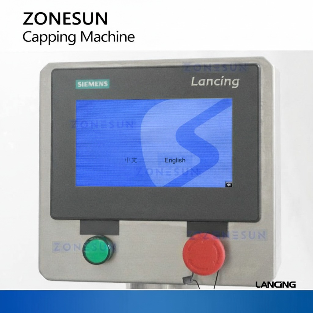 LU-XG440T2 Automatic Metal Twist Off Feeding Capping Machine gallery 2