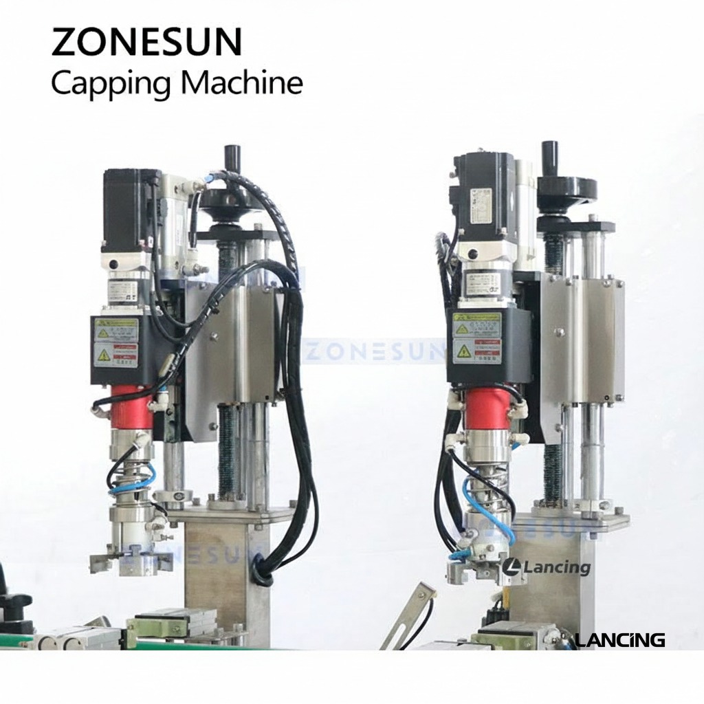 LU-XG440T2 Automatic Metal Twist Off Feeding Capping Machine gallery 4