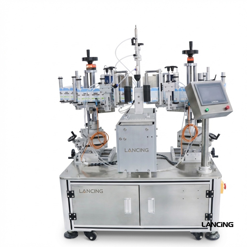 XL-T806 Semi-Auto Square Bottle Labeling Machine