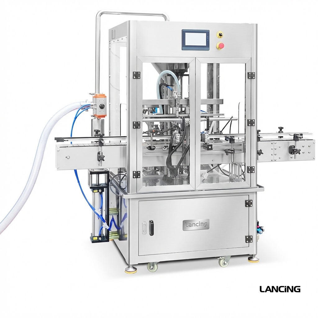 LU-YT2T-2PXD Automatic Servo Piston Pump Filling Machine