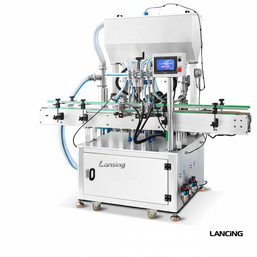 LU-YT4T-4PX Automatic Paste Lotion Bottle Filling Machine