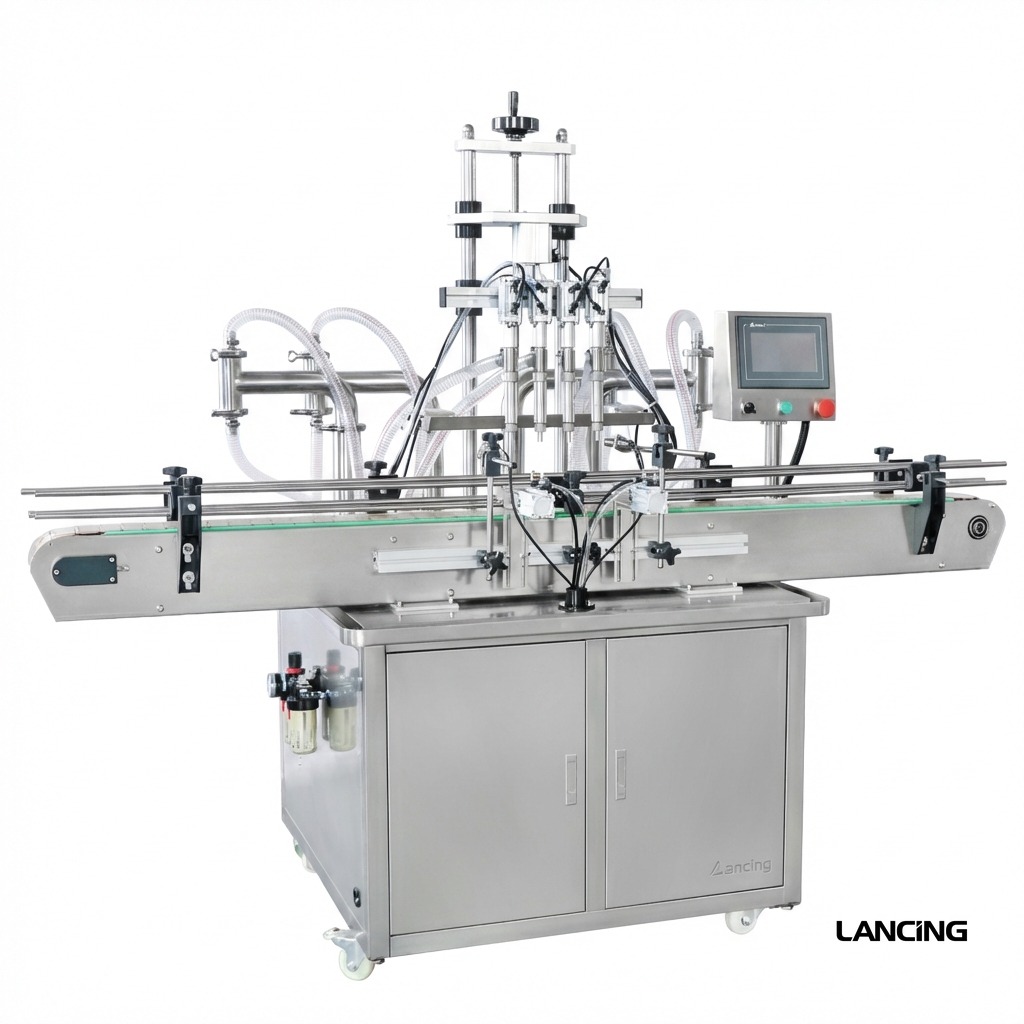 LU-YT4T-4Y 4-Nozzle Liquid Filling Machine