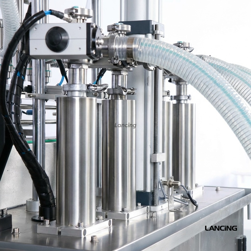 LU-YT4TZ Automatic 4 Nozzles Piston Liquid Filling Machine gallery 3