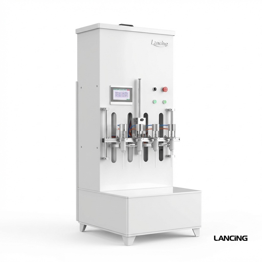 LU-YTCR4 Semi-automatic Corrosive Liquid Filling Machine