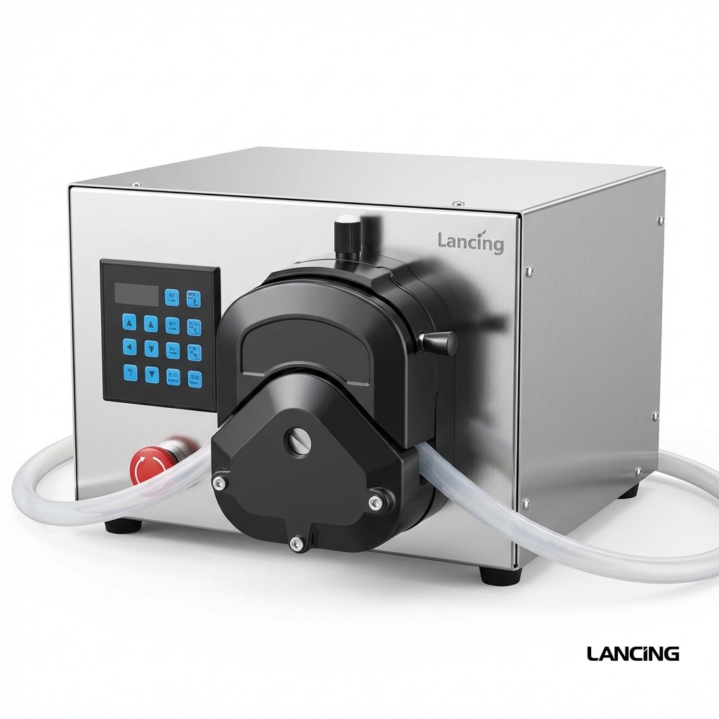 LU-YTPPR2 Dual Nozzle Peristaltic Pump Liquid Filling Machine gallery 3