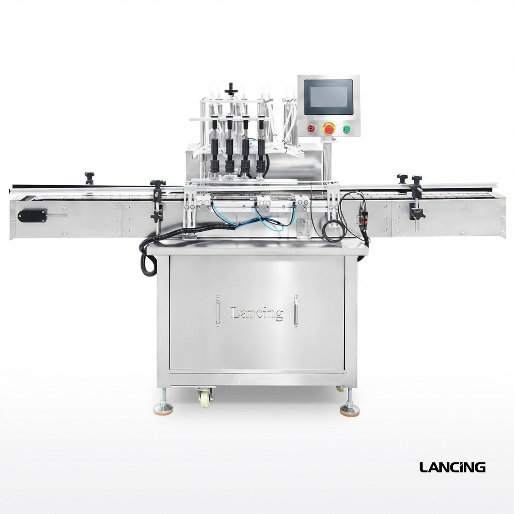 LU-YTZL4A 4-Head Vacuum Liquid Filling Machine