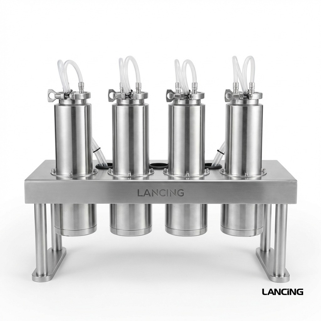 LU-YTZL4A 4-Head Vacuum Liquid Filling Machine gallery 4